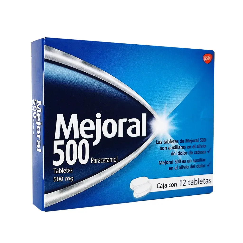 MEJORAL PARACETAMOL 500 MG 12 TABLETA(S)