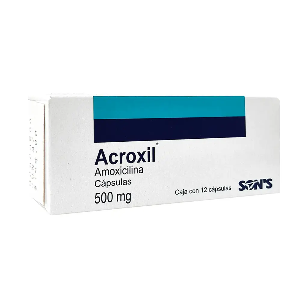 ACROXIL AMOXICILINA 500 MG 12 CAPSULA(S)