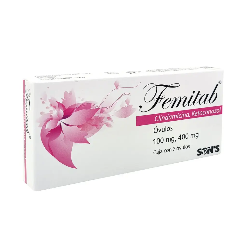 FEMITAB KETOCONAZOL OVULOS 100/400 mg 7 Cápsulas