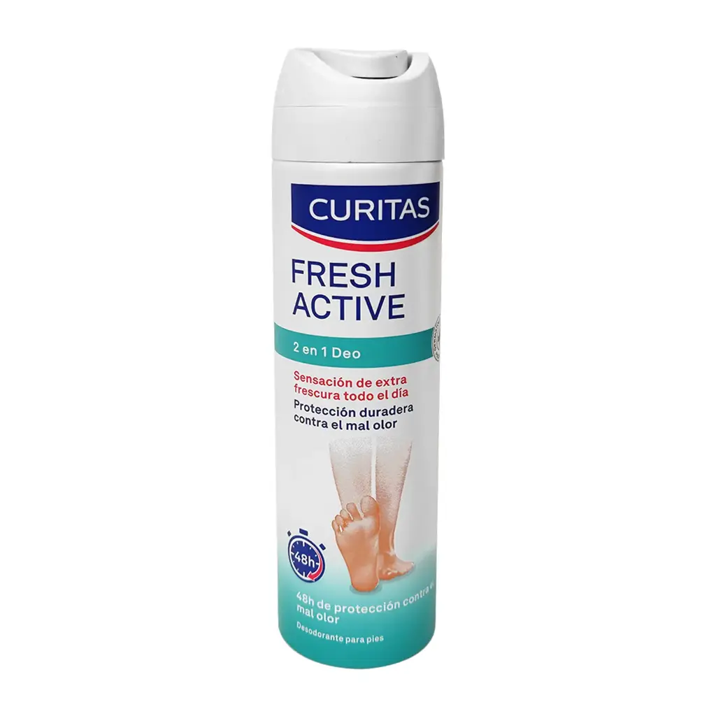 DESODORANTE PARA PIES CURITAS FRESH ACTIVE 15mL