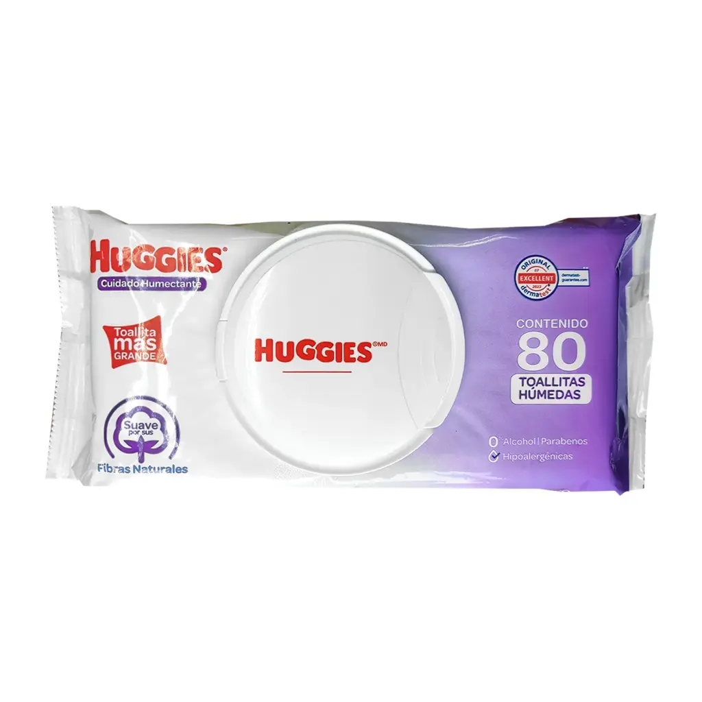 TOALLITAS HUMEDAS HUGGIES CUIDADO HUMECTANTE - 80pzs