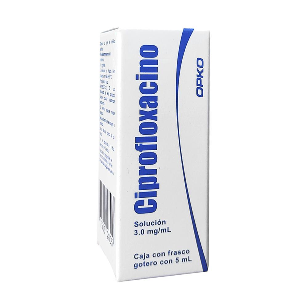 CIPROFLOXACINO 3 mg/ ml 5 ML