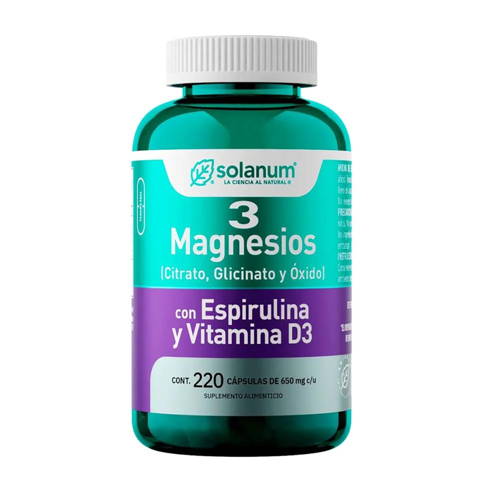 SOLANUM 3 MAGNESIOS 60 CAPSULAS