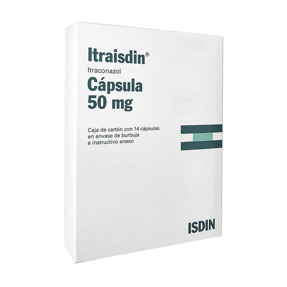 ITRAISDIN 50 MG 14 CAPSULAS