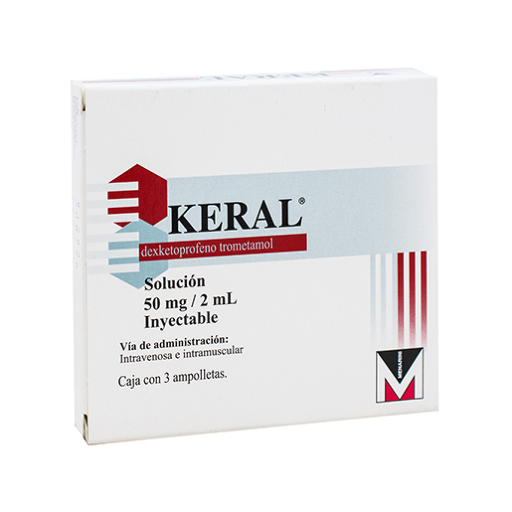 KERAL 50 mg 3 Ampolleta