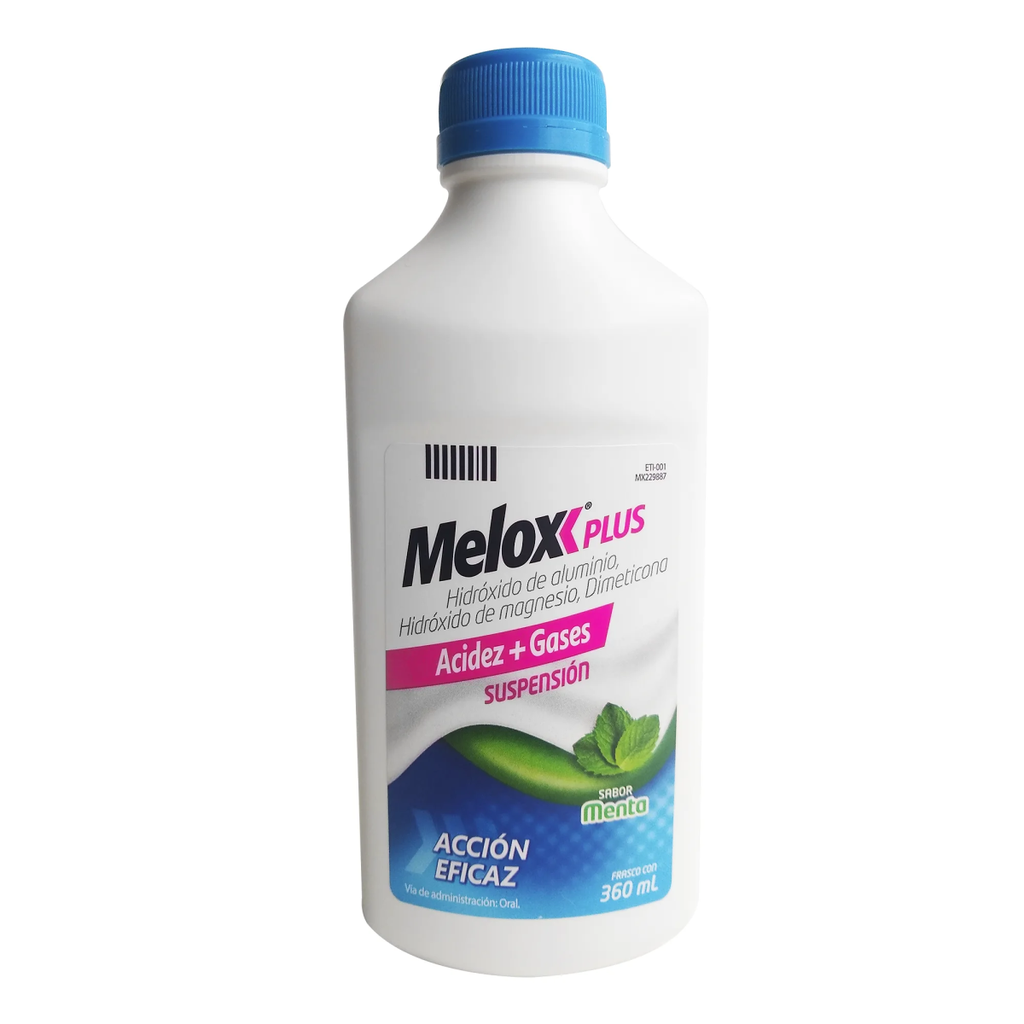 MELOX PLUS MENTA 3.7 g/4.0 g/0.5 g 360 Mililitro
