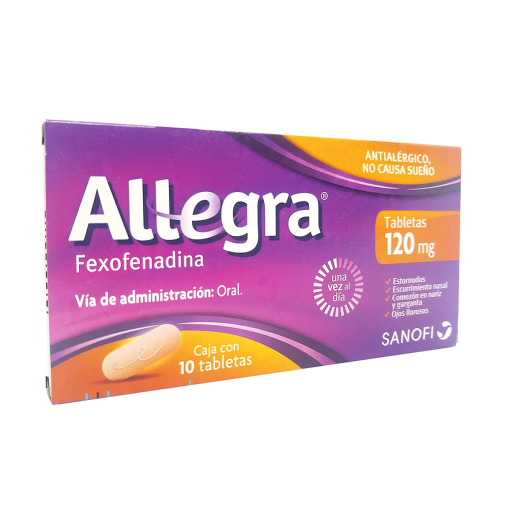 ALLEGRA 120 mg 10 Comprimido(s)