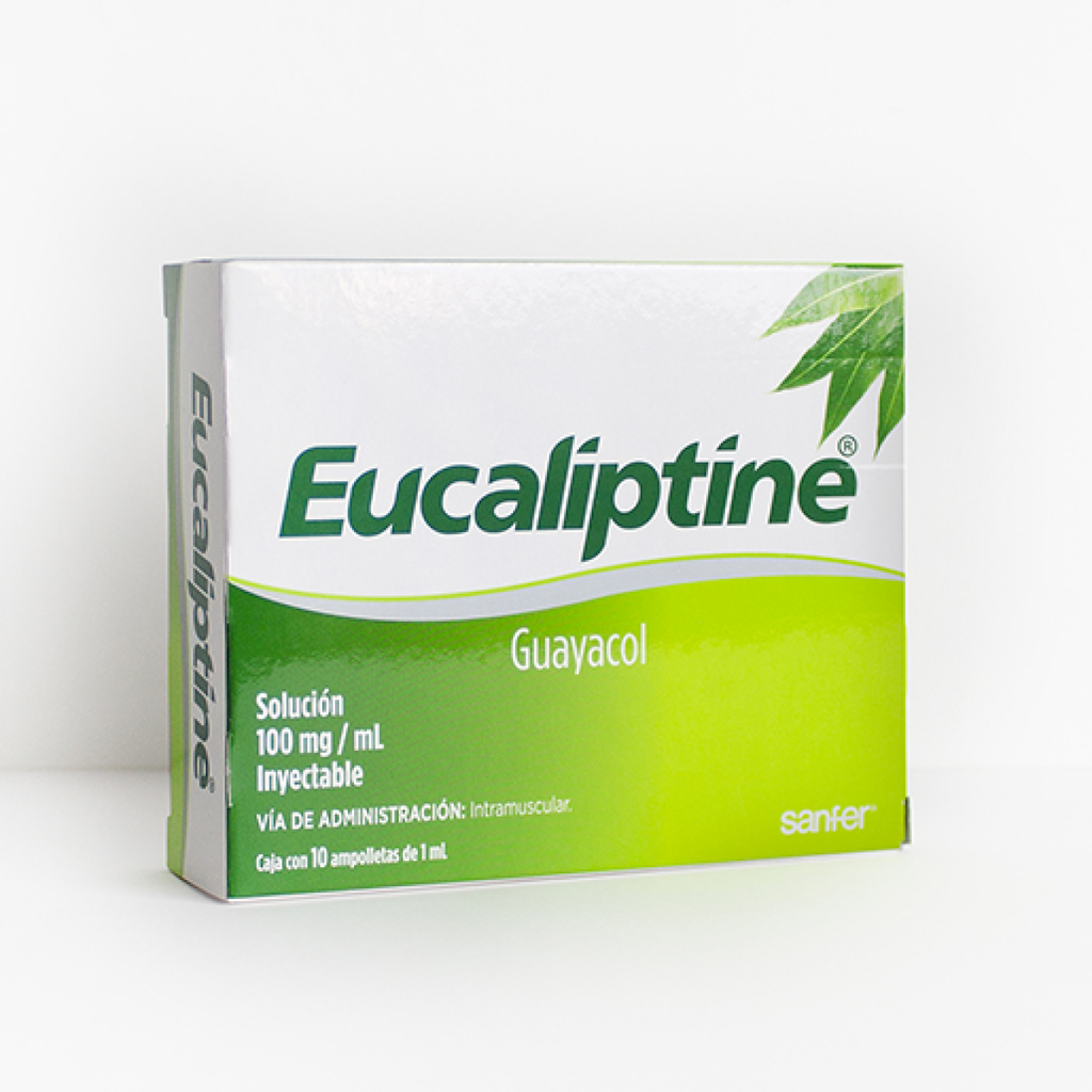 EUCALIPTINE 100 mg 10 Ampolleta