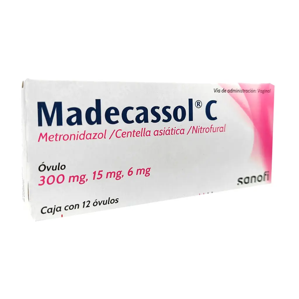 MADECASSOL C 300/15/& mg 12 Óvulo