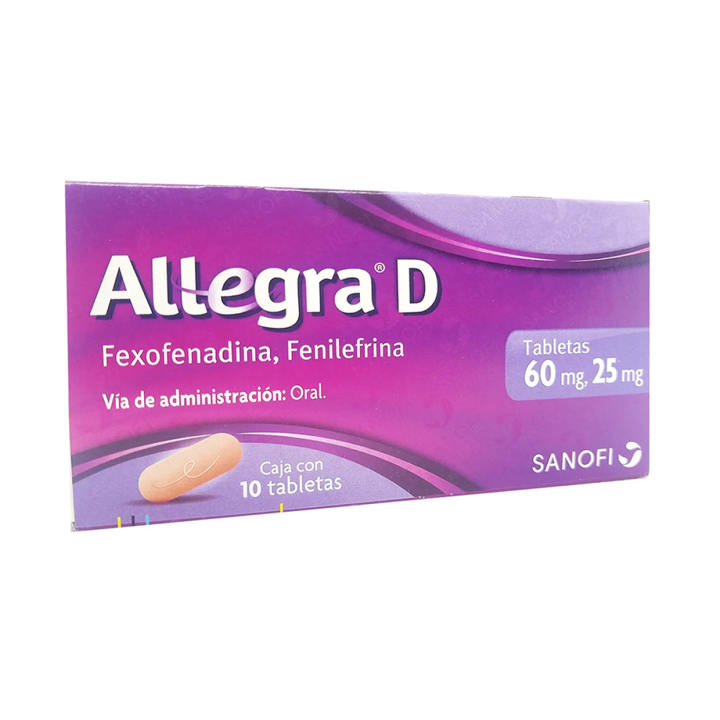 ALLEGRA-D NF RETARD 60 mg/25 mg 10 Tableta(s)