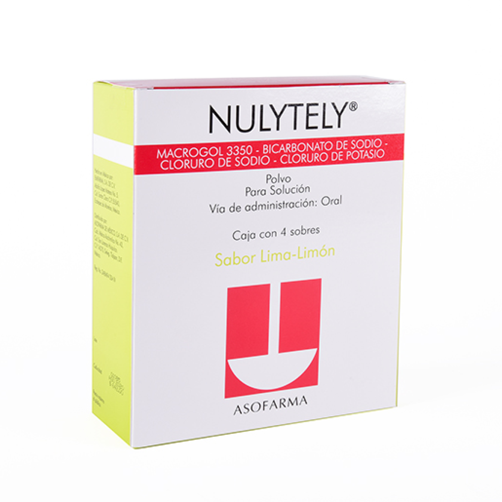 NULYTELY LIMON 109.6 g 4 Sobre(s)