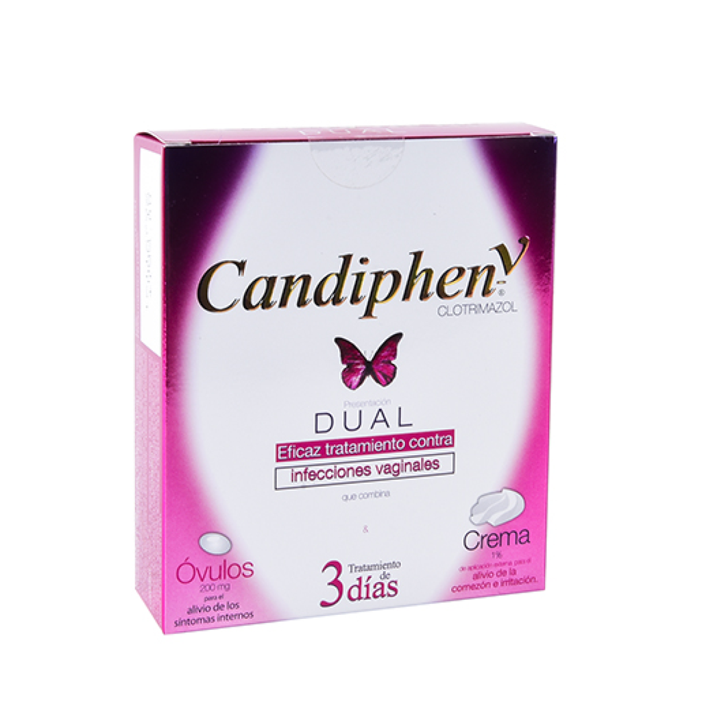 CANDIPHEN-V 200 mg 3 Paquete Duo