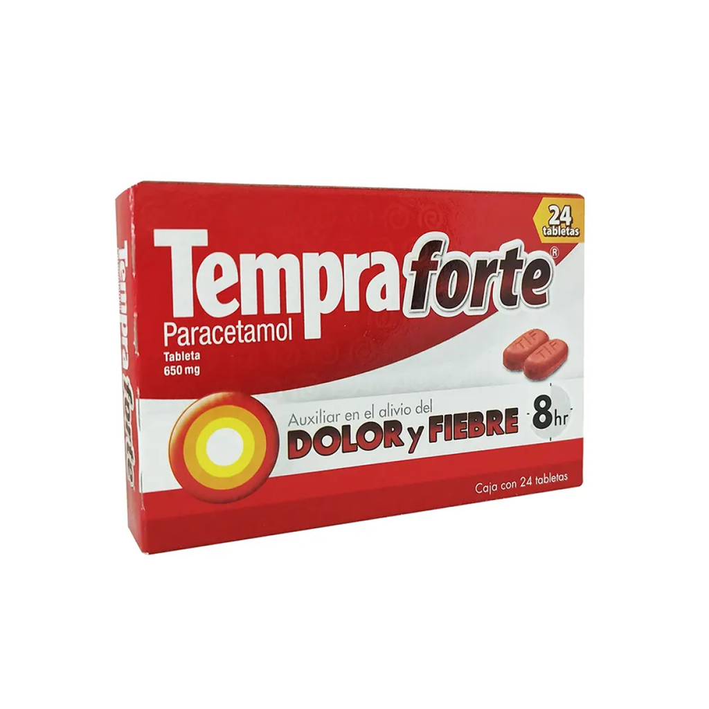 TEMPRA FORTE 650 mg 24 Tableta(s)