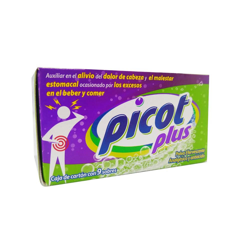 SAL DE UVAS PICOT PLUS ANALGESICO Y ANTIACIDO 1.9485/.2165/1.9485/0.5 G 9 Sobre(s)
