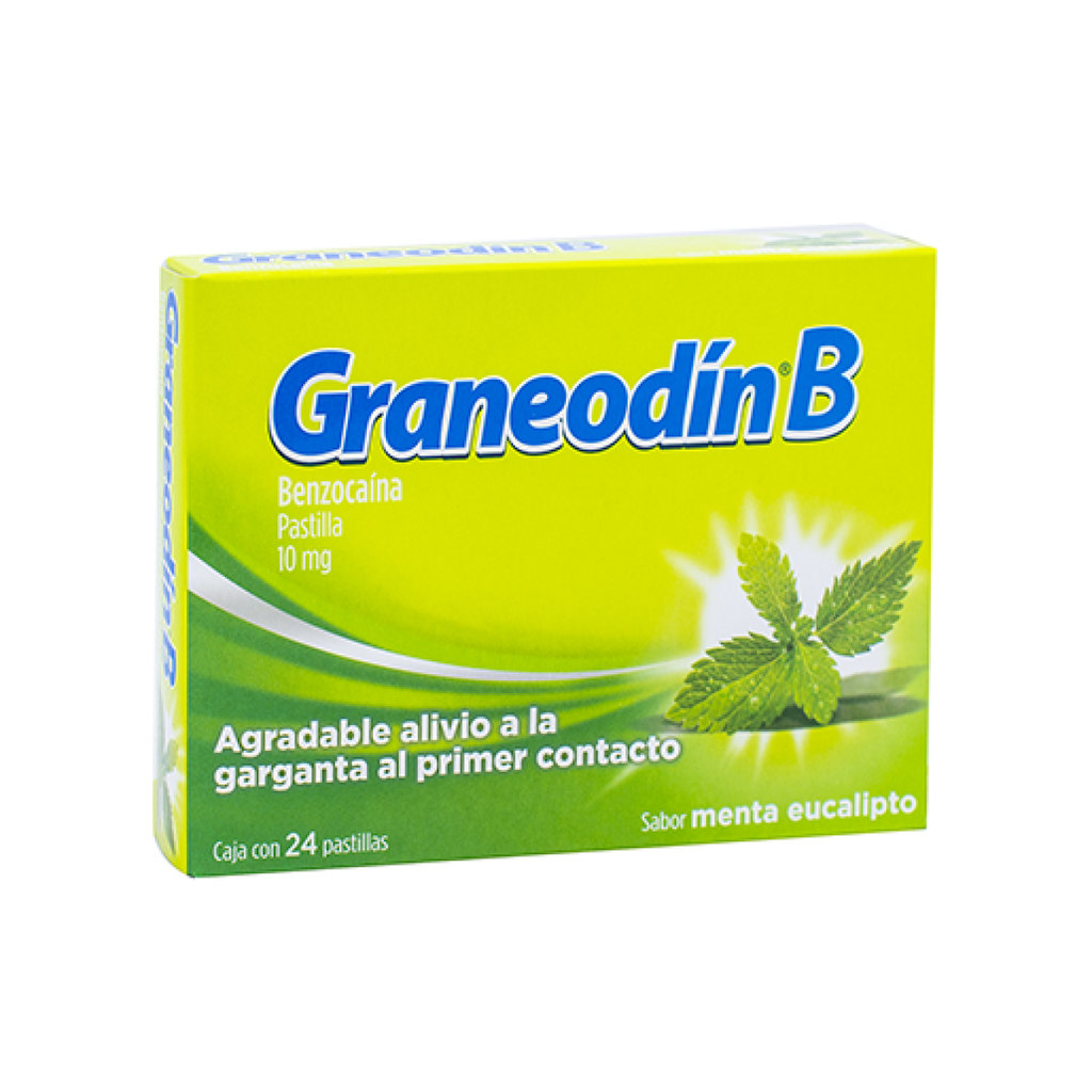 GRANEODINB MENTA-EUCALIPTO 10 mg 24 Pastillas