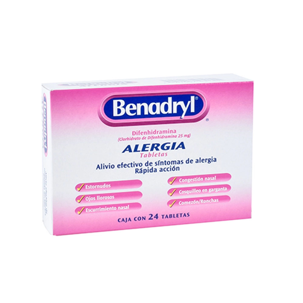 BENADRYL 25 mg 24 Tableta(s)