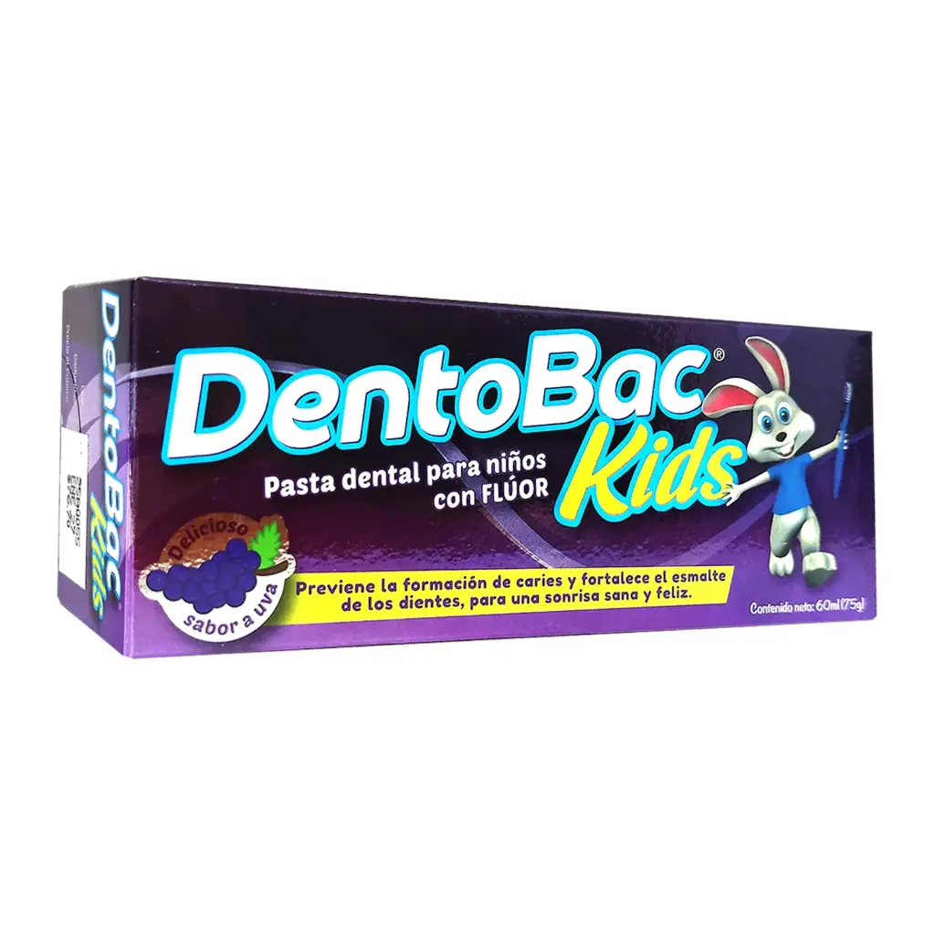 PASTA DENTAL DENTOBAC KIDS - 60 Ml