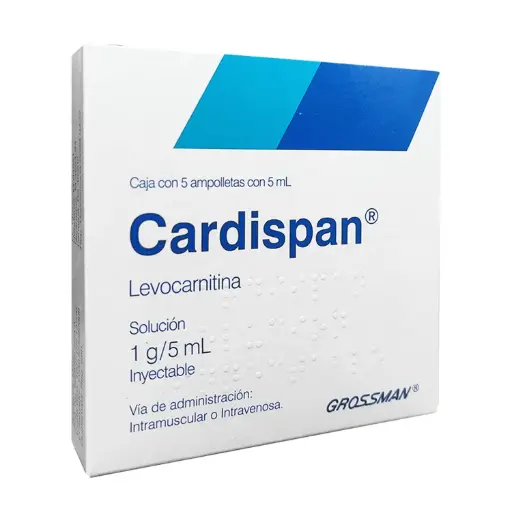 CARDISPAN PED 1 g 5 Ampolleta
