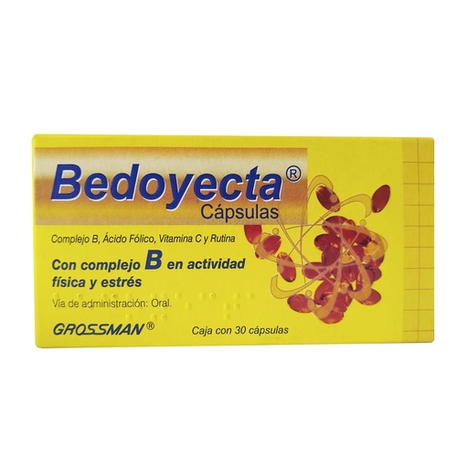 BEDOYECTA CÁPSULAS CON COMPLEJO B 30 cápsulas