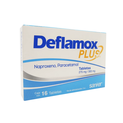 DEFLAMOXPLUS 275/300 mg 16 Tableta(s)