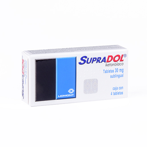SUPRADOL - SUBLINGUAL 30 mg 4 Tableta(s)