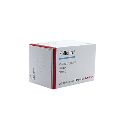 KALIOLITE 500 mg 50 Grageas