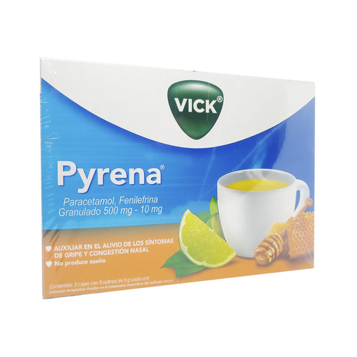 VICK PYRENA MIEL-LIM 500/10 mg 10 Sobre(s)