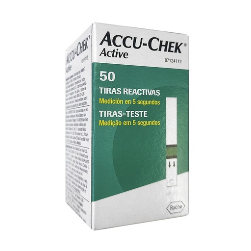 TIRAS REACTIVAS ACCU-CHEK ACTIVE 50 Tiras