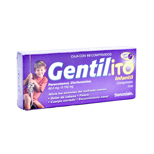 GENTILITO 0.750/80 mg 10 Comprimido(s)
