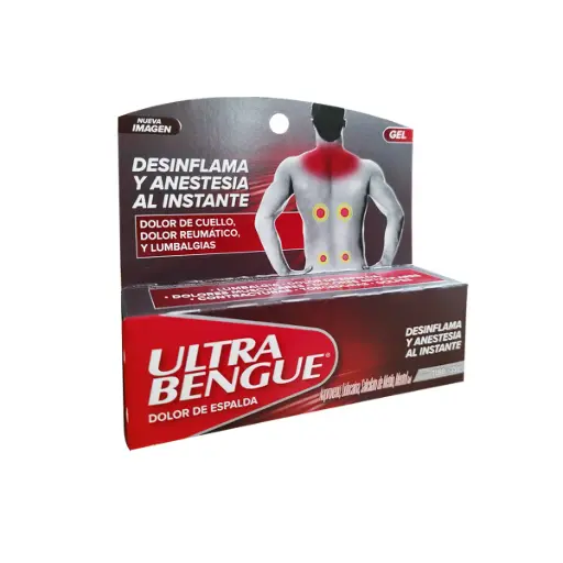 ULTRA BENGUE GEL TERMICO DESINFLAMA Y ANESTESIA 10/2/15.2/7.7 g 35 Gramos