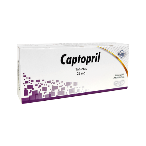 CAPTOPRIL 25 mg 30 Tableta(s)