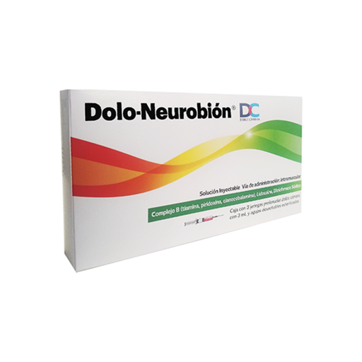 DOLO-NEUROBION DC SOLUCION INYECTABLE 3 Jeringas