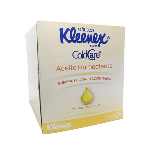 PAÑUELOS KLEENEX COLDCARE ACEITE HUMECTANTE - 66 Pzs