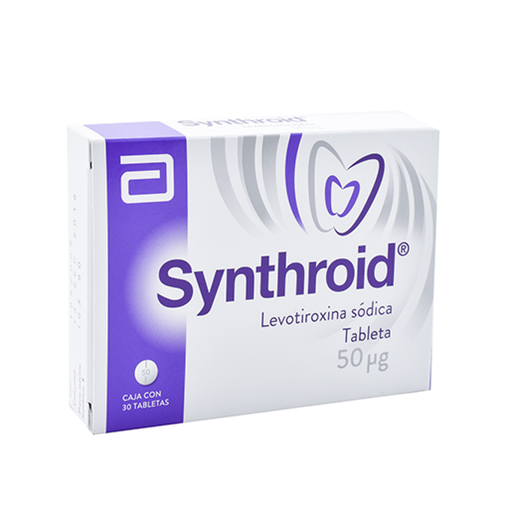 SYNTHROID 50 mcg 30 Tableta(s)