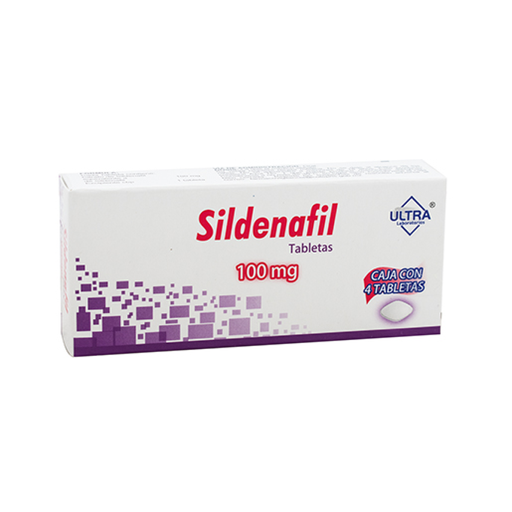 SILDENAFIL 100 mg 4 Tableta(s)