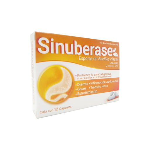 SINUBERASE 2 Billones UFc 12 Cápsula(s)