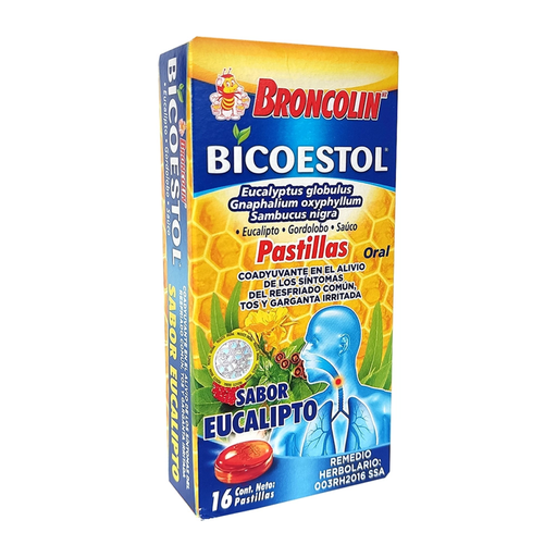 BRONCOLIN EUCALIPTO16 Pastillas