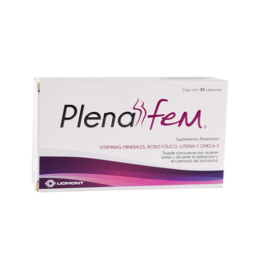 PLENAFEM MULTIVITAMINICO 30 Cápsulas