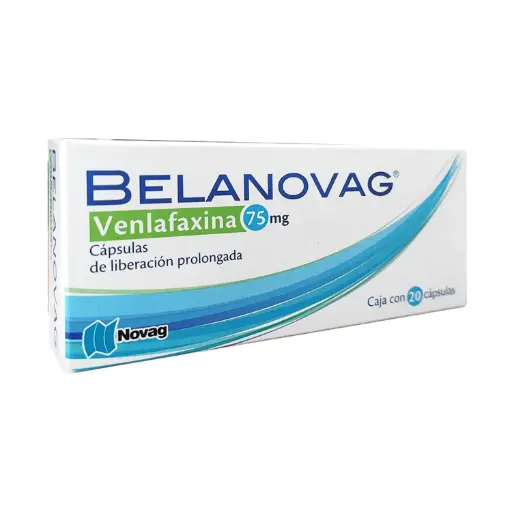 BELANOVAG 75 mg 20 Cápsula(s)