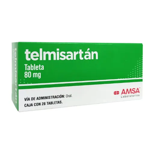 TELMISARTAN 80 mg 28 Tableta(s)