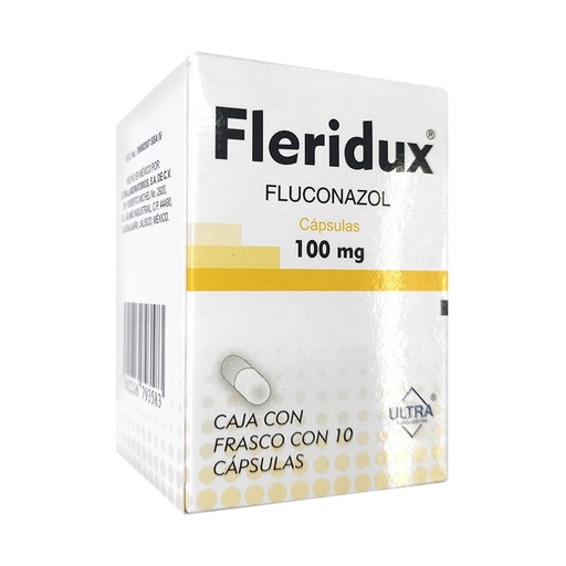 FLERIDUX FLUCONAZOL 100 mg 10 Cápsula(s)