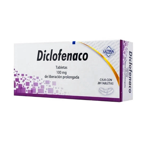 DICLOFENACO 100 mg 20 Tableta(s)