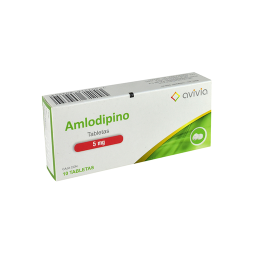 AMLODIPINO 5 mg 10 Tableta(s) AviviaPharma