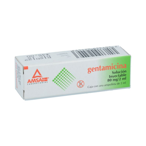GENTAMICINA 80 mg 1 Ampolleta