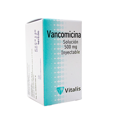 VANCOMICINA INY 500 mg 1 Ampolleta