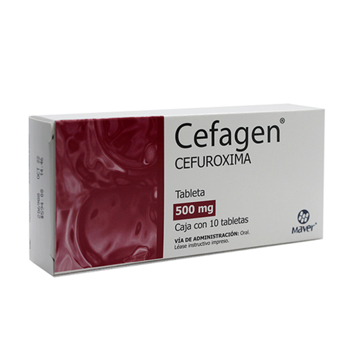CEFAGEN 500 mg 10 Tableta(s)
