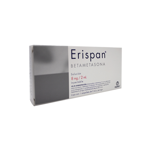 ERISPAN 8 mg/ 2 ml 1 Jeringa