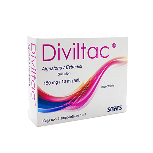 DIVILTAC 150/10 mg 1 Ampolleta