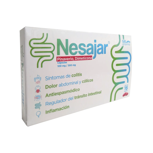 NESAJAR 100/300 mg 16 Cápsula(s)