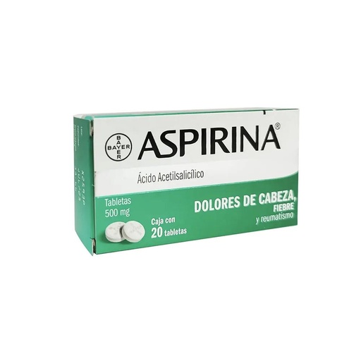 ASPIRINA 500 mg 20 Tableta(s)